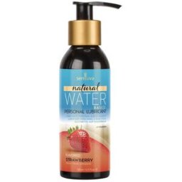 Sensuva Natural Water-Based Personal Lubricant Strawberry 125Ml