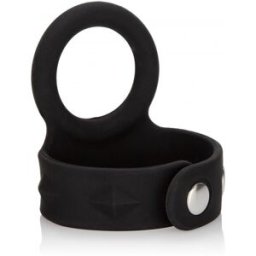 CalExotics 3-Snap Scrotum Ring - Large