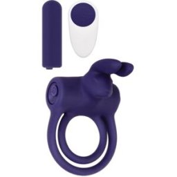 Adam and Eve Adam Et Eve Adam & Eve'S Silicone Remote Control Rabbit Ring