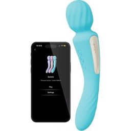 Lelo SWITCH™ Double-Ended Wand Vibrator (App Control) Turkos