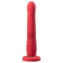 Lovense - Gravity Thrusting Dildo App Controlled Red