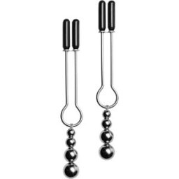 Master Series Adorn Triple Bead Nipple Clamp Set