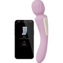 Lelo SWITCH™ Double-Ended Wand Vibrator (App Control) Rosa