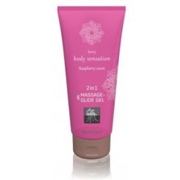 Shiatsu 2-in-1 Massage & Glide Gel Bärnsten