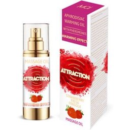 Mai Cosmetics Mai Pheromone Warming Massage Oil Strawb. 30Ml