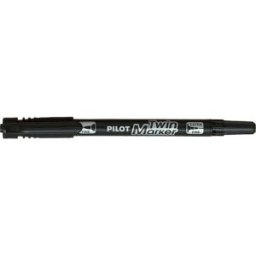 PILOT BEGREEN Begreen Twin Ended Marker, tunn och extra tunn spets, svart