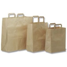 NORDISKT PAPPER Bärkasse papper 44L brun 175/fp