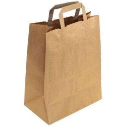 NORDISKT PAPPER Bärkasse papper 26L brun 200/fp