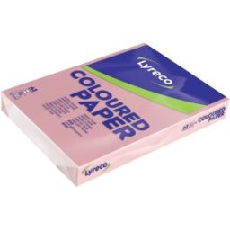LYRECO Kopieringspapper A3 80g ohålat rosa 500/fp