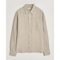 KnowledgeCotton Apparel Regular Linen Shirt Twill