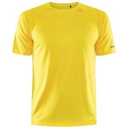 TrÃ¤nings tee CRAFT Core herr gul 4XL