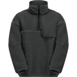 Jack Wolfskin Teens' Halfzip Fleece Granite Black 176