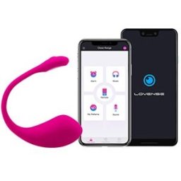 Lovense - Lush 2 Wearable Bullet Vibrator Magenta