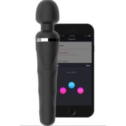 Lovense - Domi 2 Mini Wand Massager Black