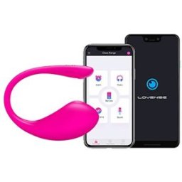 Lovense - Lush 3 Wearable Bullet Vibrator Magenta