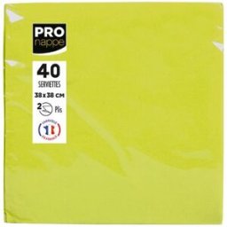 Servett PRONAPPE 38x38cm kiwi 40/fp