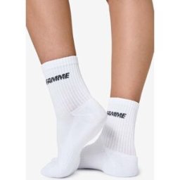 FAMME - 1-pack Sky Knit Socks - White / 36-38