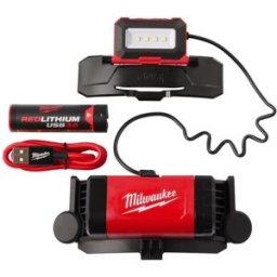 Milwaukee Pannlampa USB-uppladdningsbar, L4 BOLTHL-301