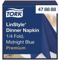 Servett TORK LinStyle Middag blÃ¥ 50/fp