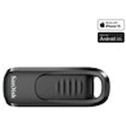 SanDisk Ultra Slider - USB flash-enhet - 128 GB - USB-C 3.2 Gen 1