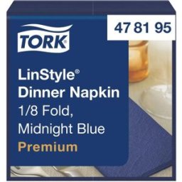 TORK Servett LinStyle Middag midnattsblå 50/fp