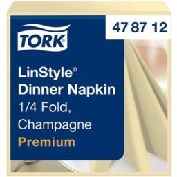 TORK Servett LinStyle Middag champagne 50/fp