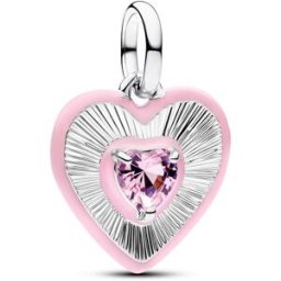 Pandora ME silver rosa hjärta hängsmycke berlock 794409C01