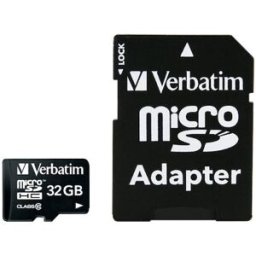 Minneskort VERBATIM Micro SDHC 32GB CL10