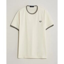 Fred Perry Twin Tipped T-Shirt Ecru