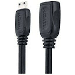 StarTech.com 5in Mini HDMI to HDMI Adapter, 4K High Speed HDMI