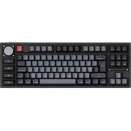 Keychron Q3 Pro Qmk Tkl Hotswap Rgb Backlight Iso Knob Version - Carbon Black [
