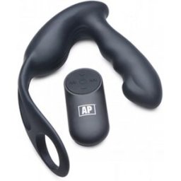 XR Brands Milking And Vibrating Prostate Massager And Harness 7 Speeds