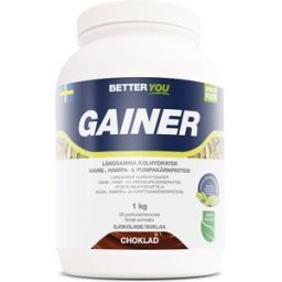 Better You Whole Food Gainer 1kg - Choklad 1 Kg