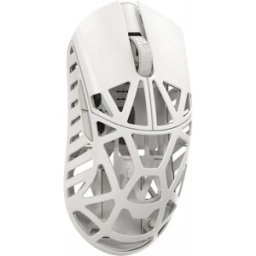 Wlmouse Beast X Mini Pro - Milky White [Omron Opticals] - Side Slits