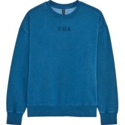 Fox Men's Wordmark Oversized Fleece Crew Twilight L