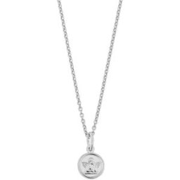 Lykken Symbols dopsmycken ängel rodiumpläterad silver 38cm