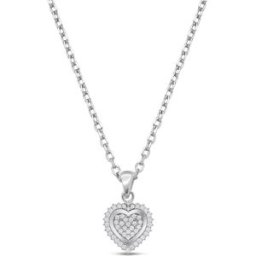 Lykken Hearts hjärtat halsband silver 13mm
