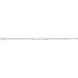 Lykken barn armband med bricka silver
