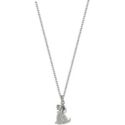 Lykken Symbols hund silver halsband 14 mm