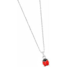 Lykken Symbols nyckelpiga halsband silver
