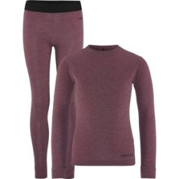craft Juniors' Core Wool Merino Set Rouge Melange 134/140
