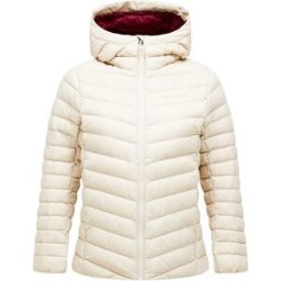 Peak Performance Women's Frost Down Hood Jacket Sand Fog S