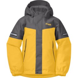Bergans Kids' Lilletind Insulated Jacket Light Golden Yellow/Solid Dark Grey 98