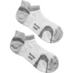 Aclima Ankle Socks 2-Pack White/Grey 32-35
