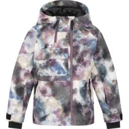 2117 of Sweden Juniors' Light Padded Ski Jacket Kidden Aop Grape 128
