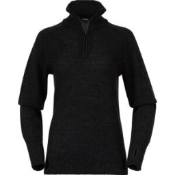 Bergans Women's Ulriken Light Merino Jumper Dark Shadow Grey XS