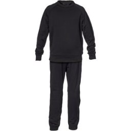 Isbjörn Kids' Panda Chill Sweater & Pant Black 134/140