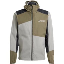 Adidas Men's Terrex Xperior Hybrid RAIN.DRY Jacka Charcoal Solid Grey/Olive Strata/Carbon M