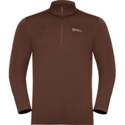 Jack Wolfskin Men's Sky Thermal Half Zip Hot Choc M