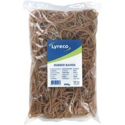 Gummiband LYRECO 120x2mm 500g 860/fp